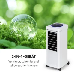Windspiel 3-in-1 Luftkühler 100 W 312 M³/h 8 Ltr Mobil Fernbedienung -Klarstein Verkaufs 10034654 de 0005 logo