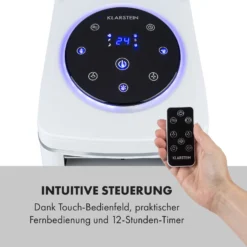 Windspiel 3-in-1 Luftkühler 100 W 312 M³/h 8 Ltr Mobil Fernbedienung -Klarstein Verkaufs 10034654 de 0007 logo