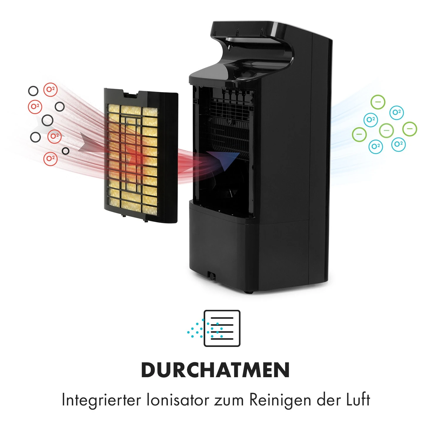 Coldplayer 4-in-1 Luftkühler 384 m³/h 68 W 10 Ltr Fernbedienung mobil Coldplayer 4-in-1 Luftkühler 384 M³/h 68 W 10 Ltr Fernbedienung Mobil -Klarstein Verkaufs 10034673 de 0008 logo