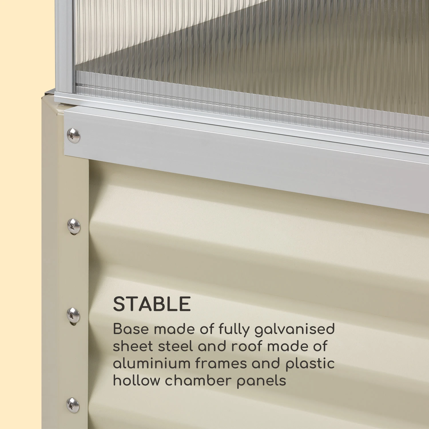 High Grow Advanced Hochbeet mit Dach 120x95x100cm 540l Stahl verzinkt High Grow Advanced Hochbeet Mit Dach 120x95x100cm 540l Stahl Verzinkt -Klarstein Verkaufs 10034689 uk 0004 logo