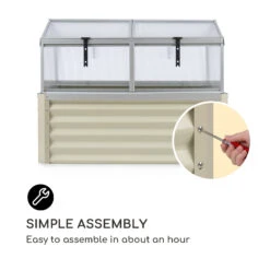 High Grow Advanced Hochbeet Mit Dach 120x95x100cm 540l Stahl Verzinkt 6 High Grow Advanced Hochbeet Mit Dach 120x95x100cm 540l Stahl Verzinkt -Klarstein Verkaufs 10034689 uk 0007 logo