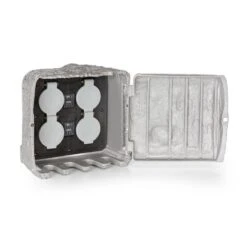 Power Rock Twilight 5 4-fach-Gartensteckdose IP44 Dämmerlichtsensor 5m