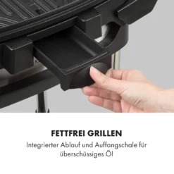 Gatsby Elektrogrill 2000W Antihaft-Grillfläche Seitentische -Klarstein Verkaufs 10034707 de 0008 logo