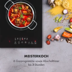 Cook N Roll Induktionskochfeld 2000W Timer 10 Stufen Bratenthermometer -Klarstein Verkaufs 10034708 de 0008 logo