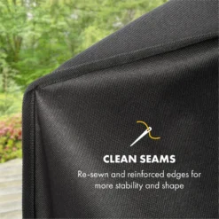 Tomahawk Wetterschutzhaube 600D Canvas 30/70% PE/PVC Schwarz 3 Tomahawk Wetterschutzhaube 600D Canvas 30/70% PE/PVC Schwarz -Klarstein Verkaufs 10034713 yy 0004 logo Klarstein Tomahawk Wetterschutzhaube 140cm