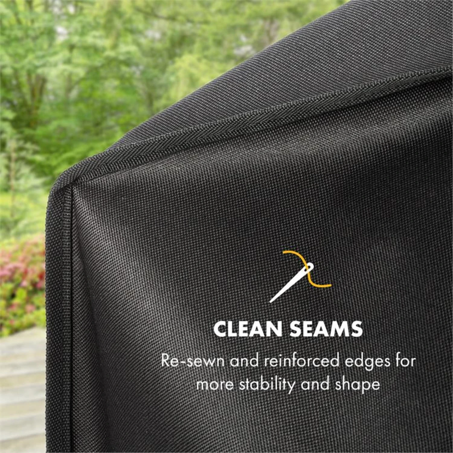 Tomahawk Wetterschutzhaube 600D Canvas 30/70% PE/PVC schwarz Tomahawk Wetterschutzhaube 600D Canvas 30/70% PE/PVC Schwarz -Klarstein Verkaufs 10034713 yy 0004 logo Klarstein Tomahawk Wetterschutzhaube 140cm