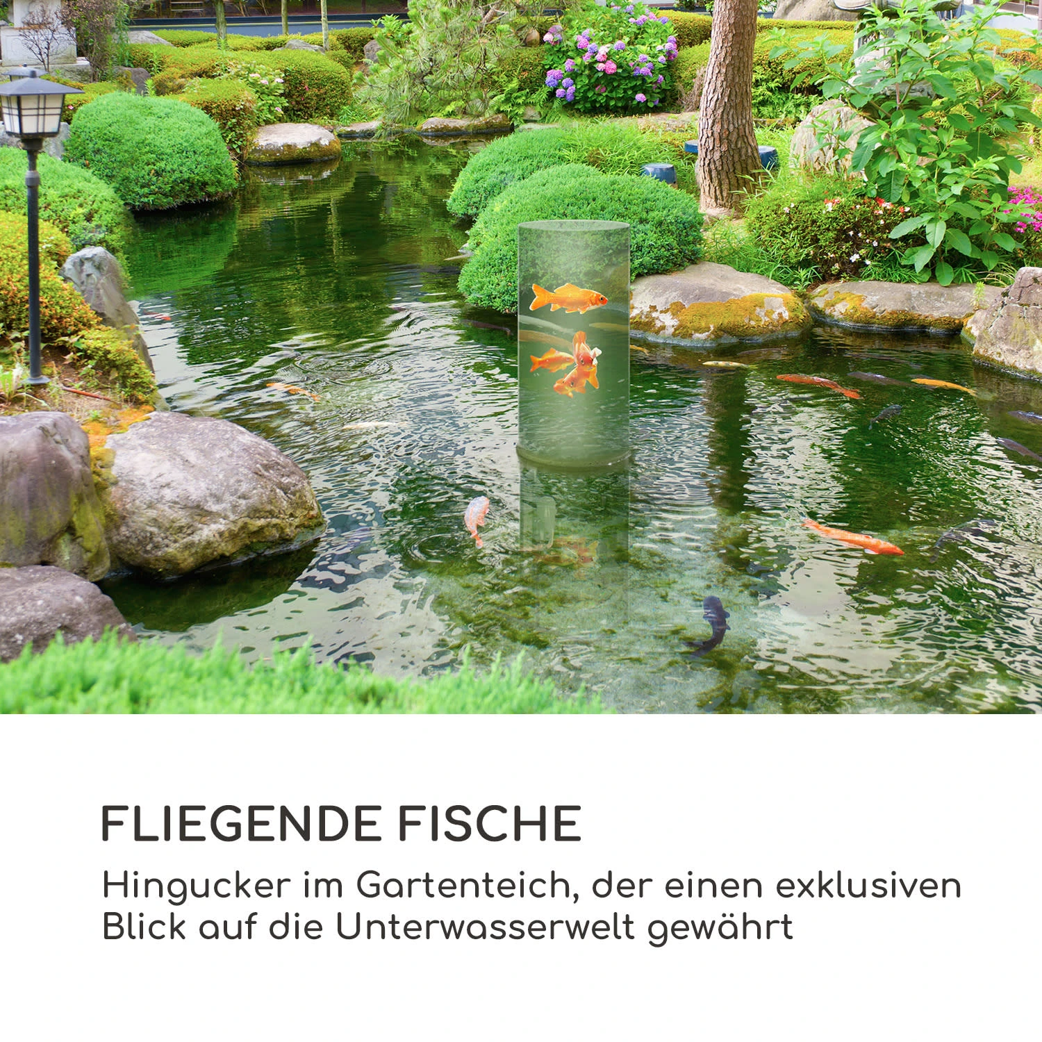 Skydive 60 Fischturm 60 cm Ø 20 cm Acryl Metall transparent Skydive 60 Fischturm 60 Cm Ø 20 Cm Acryl Metall Transparent -Klarstein Verkaufs 10034719 de 0002 logo