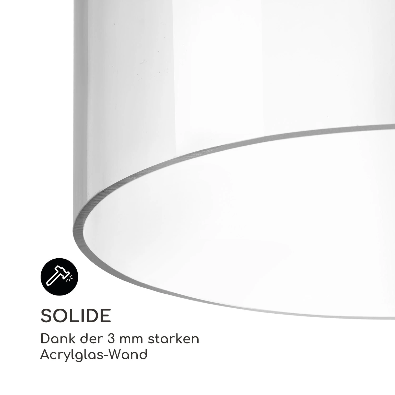 Skydive 60 Fischturm 60 cm Ø 20 cm Acryl Metall transparent Skydive 60 Fischturm 60 Cm Ø 20 Cm Acryl Metall Transparent -Klarstein Verkaufs 10034719 de 0005 logo