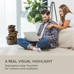 Savona Solarbrunnen 2,8 W Polyresin 5h Akku LEDs Steinoptik 2 Savona Solarbrunnen 2,8 W Polyresin 5h Akku LEDs Steinoptik -Klarstein Verkaufs 10034720 yy 0003 logo Blumfeldt Savona Solarbrunnen Steinoptik