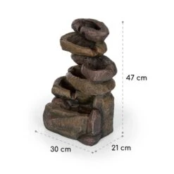 Savona Solarbrunnen 2,8 W Polyresin 5h Akku LEDs Steinoptik 7 Savona Solarbrunnen 2,8 W Polyresin 5h Akku LEDs Steinoptik -Klarstein Verkaufs 10034720 yy 0008 logo Blumfeldt Savona Solarbrunnen Steinoptik