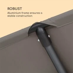 Flex-Shade L Sonnenschirm 130 X 180 Cm Polyester UV 50 Dunkelgrau 4 Flex-Shade L Sonnenschirm 130 X 180 Cm Polyester UV 50 Dunkelgrau -Klarstein Verkaufs 10034726 yy 0005 logo Blumfeldt Flex Shade L Sonnenschirm 130x180 grau