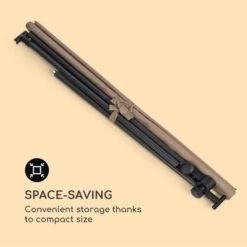 Flex-Shade L Sonnenschirm 130 X 180 Cm Polyester UV 50 Taupe -Klarstein Verkaufs 10034727 yy 0006 logo Blumfeldt Flex Shade L Sonnenschirm 130x180 taupe