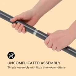 Flex-Shade XL Sonnenschirm 150 X 210 Cm Polyester UV 50 Taupe -Klarstein Verkaufs 10034729 yy 0008 logo Blumfeldt Flex Shade XL Sonnenschirm 150x210 taupe