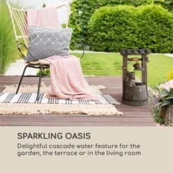 Speyer Kaskadenbrunnen Gartenbrunnen 4 Stufen Akku 2,8W Solar LED 2 Speyer Kaskadenbrunnen Gartenbrunnen 4 Stufen Akku 2,8W Solar LED -Klarstein Verkaufs 10034731 yy 0003 logo Blumfeldt Speyer Kaskadenbrunnen