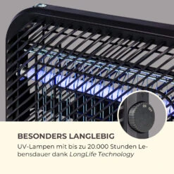 Skyfall SQ Insektenvernichter 16W 50m² UV-Lampen Auffangschale Kette -Klarstein Verkaufs 10034733 de 0008 logo