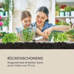 Nova Grow Gartenbeet 150 X 91 X 100 Cm WPC Holzoptik Weiß -Klarstein Verkaufs 10034747 de 0007 logo