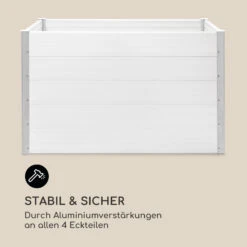 Nova Grow Gartenbeet 150 X 91 X 100 Cm WPC Holzoptik Weiß -Klarstein Verkaufs 10034747 de 0008 logo