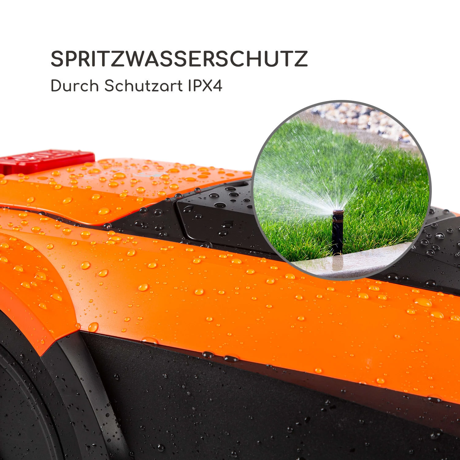 Garden Hero Rasenmähroboter 5,2 Ah Akkubetrieb bis 1.200 m² orange Garden Hero Rasenmähroboter 5,2 Ah Akkubetrieb Bis 1.200 M² Orange -Klarstein Verkaufs 10034749 de 0004 logo