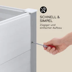 Nova Grow Gartenbeet 195 X 91 X 100 Cm WPC Holzoptik Weiß -Klarstein Verkaufs 10034752 de 0006 logo