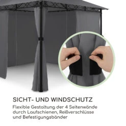 Mondo Gartenpavillon Partyzelt Gazebo 295x262x295 Stahl Polyester -Klarstein Verkaufs 10034763 de 0003 logo