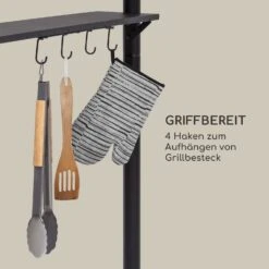 Steakhouse Wings Pavillon 244x260x152cm 160 G/m² PE Flammhemmend Stahl -Klarstein Verkaufs 10034765 de 0008 logo