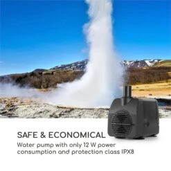 Riverrun Gartenbrunnen Zimmerbrunnen Indoor Outdoor 12W Pumpe LED-Ring -Klarstein Verkaufs 10034777 yy 0008 logo Blumfeldt Riverrun Gartenbrunnen Zimmerbrunnen