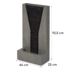 Riverrun Gartenbrunnen Zimmerbrunnen Indoor Outdoor 12W Pumpe LED-Ring -Klarstein Verkaufs 10034777 yy 0009 logo Blumfeldt Riverrun Gartenbrunnen Zimmerbrunnen