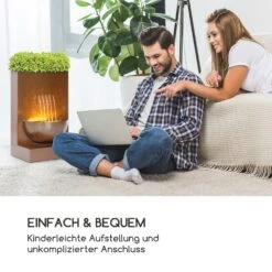 Windflower Gartenbrunnen Pflanzschale 11 W Indoor & Outdoor Verzinkt -Klarstein Verkaufs 10034778 de 0003 logo