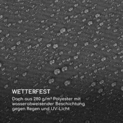 Pantheon RemoteShade Pavillon Motor-Dach 3x3m 280g/m² PE Aluminium -Klarstein Verkaufs 10034781 de 0006 logo