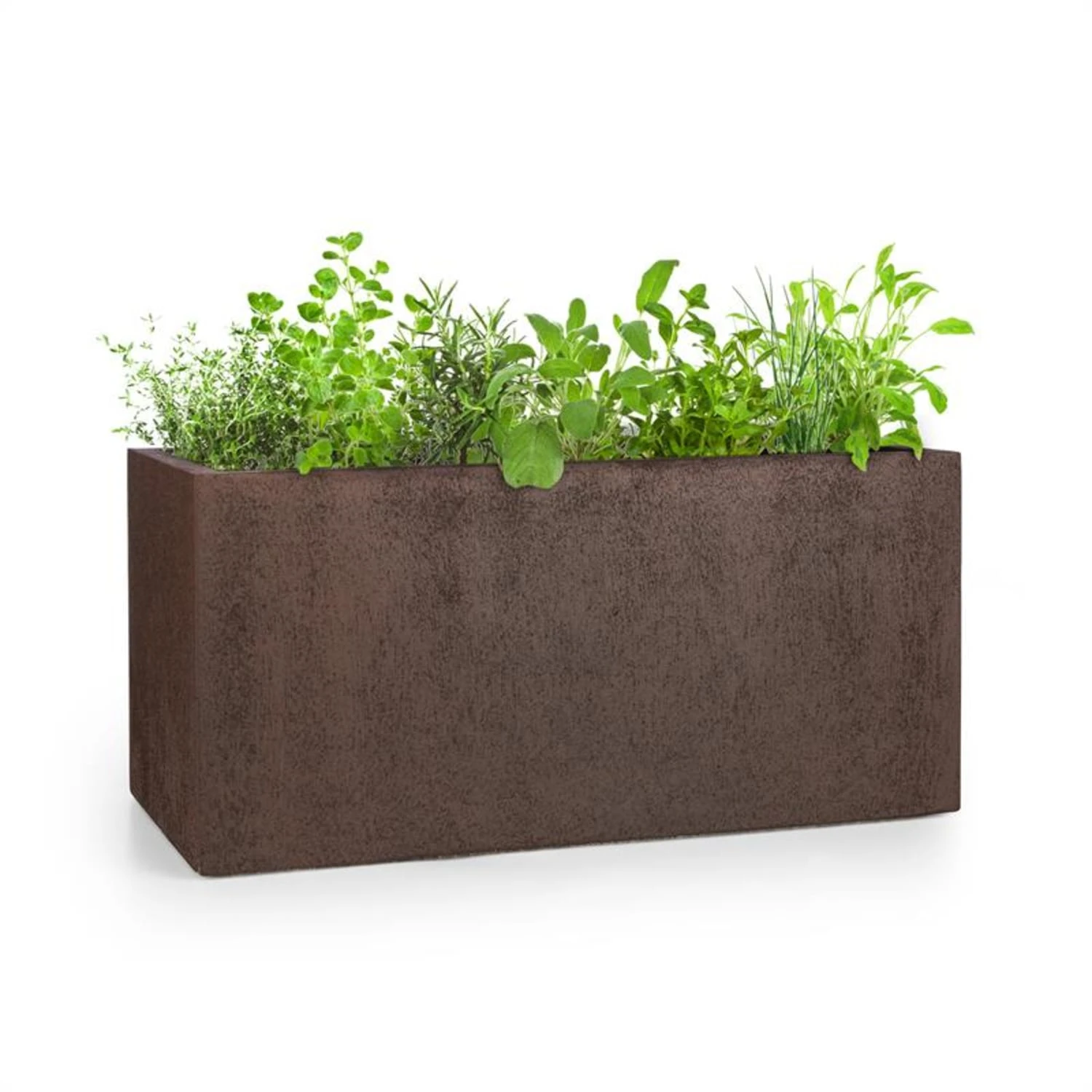 Solid Grow Rust Pflanzgefäß 80 x 38 x 38 cm Fibreclay rostfarben Solid Grow Rust Pflanzgefäß 80 X 38 X 38 Cm Fibreclay Rostfarben -Klarstein Verkaufs