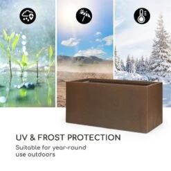 Solid Grow Rust Pflanzgefäß 80 X 38 X 38 Cm Fibreclay Rostfarben 4 Solid Grow Rust Pflanzgefäß 80 X 38 X 38 Cm Fibreclay Rostfarben -Klarstein Verkaufs 10034788 yy 0005 logo Blumfeldt Solid Grow Rust Pflanzgefaess 80x38x38cm