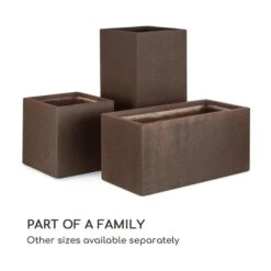 Solid Grow Rust Pflanzgefäß 80 X 38 X 38 Cm Fibreclay Rostfarben 7 Solid Grow Rust Pflanzgefäß 80 X 38 X 38 Cm Fibreclay Rostfarben -Klarstein Verkaufs 10034788 yy 0008 logo Blumfeldt Solid Grow Rust Pflanzgefaess 80x38x38cm