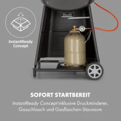 Vanquish Gasgrill 3 Edelstahlbrenner 3 X 3 KW 63,5 X 45 Cm Grillfläche 4 Vanquish Gasgrill 3 Edelstahlbrenner 3 X 3 KW 63,5 X 45 Cm Grillfläche -Klarstein Verkaufs 10034805 de 0005 logo