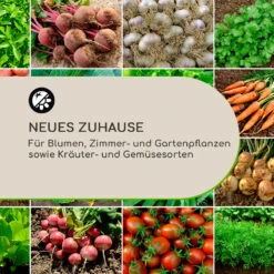 Winegrow Pflanzgefäß 52,5 X 31,5 Cm (ØxH) Leicht Fibreclay Grau -Klarstein Verkaufs 10034811 de 0003 logo