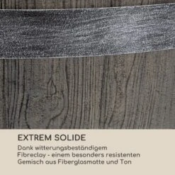 Winegrow Pflanzgefäß 52,5 X 31,5 Cm (ØxH) Leicht Fibreclay Grau -Klarstein Verkaufs 10034811 de 0005 logo