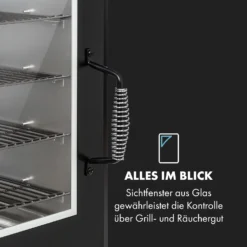 Pasadena Gas-Räuchergrill 2,5 KW Heizleistung 180 °C / 350 °F Max. -Klarstein Verkaufs 10034818 de 0003 logo