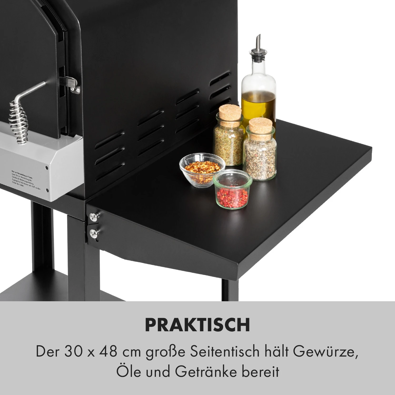 Pizzaiolo Pro Pizza-Gasgrill 76x143x66cm Schamottestein Stahl mobil Pizzaiolo Pro Pizza-Gasgrill 76x143x66cm Schamottestein Stahl Mobil -Klarstein Verkaufs 10034844 de 0004 logo