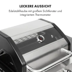 Valkyrie Gasgrill 3x3,2 + 2,9 KW Sichtfenster 54x42 Cm Grill Edelstahl 2 Valkyrie Gasgrill 3x3,2 + 2,9 KW Sichtfenster 54x42 Cm Grill Edelstahl -Klarstein Verkaufs 10034845 de 0003 logo