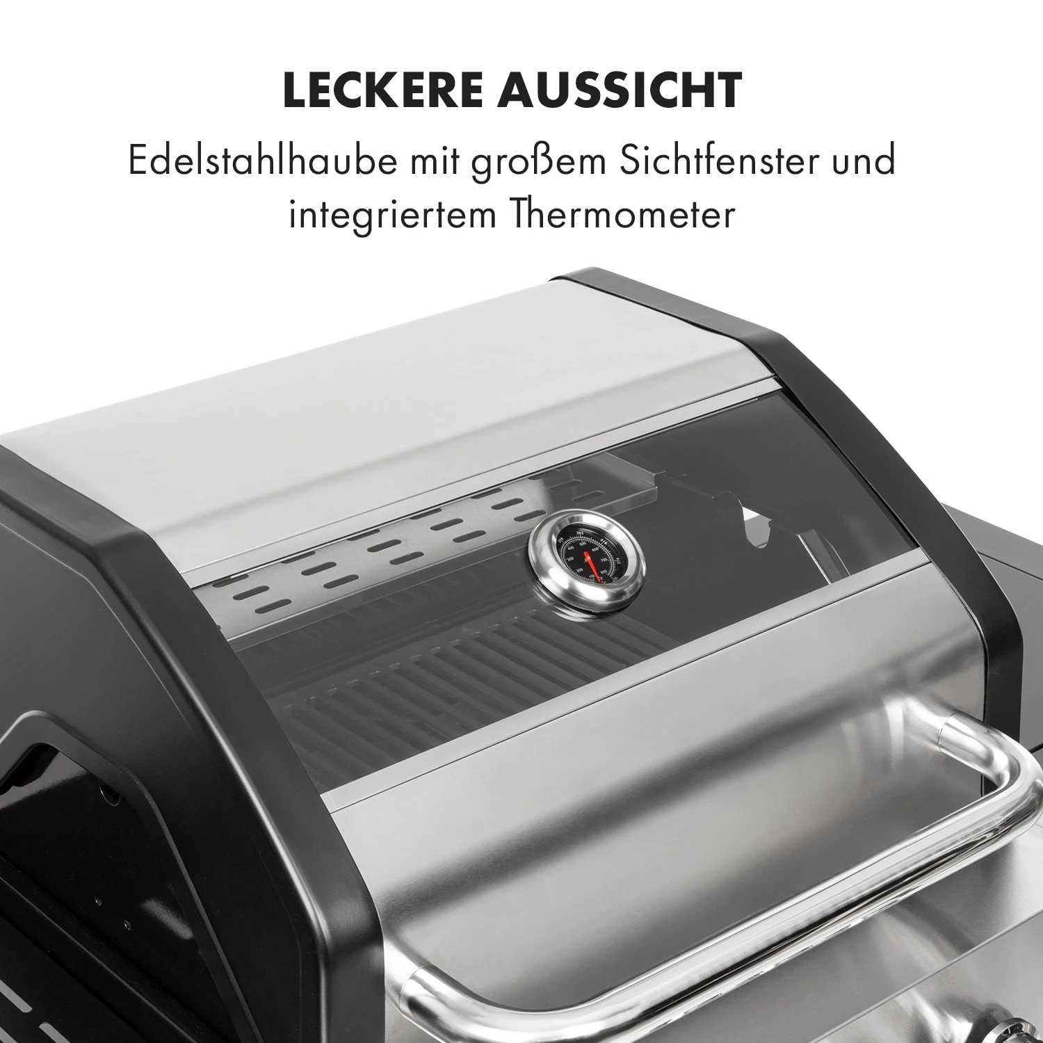 Valkyrie Gasgrill 3x3,2 + 2,9 kW Sichtfenster 54x42 cm Grill Edelstahl Valkyrie Gasgrill 3x3,2 + 2,9 KW Sichtfenster 54x42 Cm Grill Edelstahl -Klarstein Verkaufs 10034845 de 0003 logo