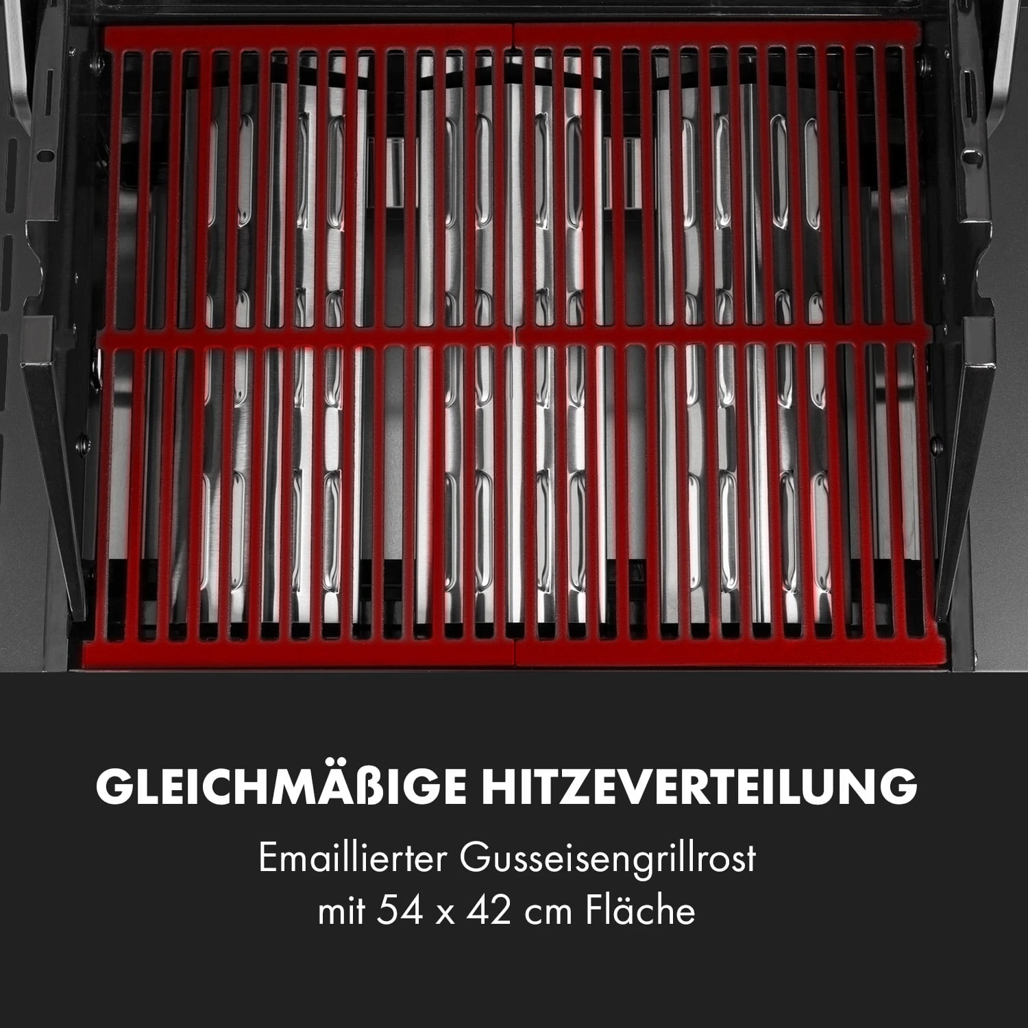 Valkyrie Gasgrill 3x3,2 + 2,9 kW Sichtfenster 54x42 cm Grill Edelstahl Valkyrie Gasgrill 3x3,2 + 2,9 KW Sichtfenster 54x42 Cm Grill Edelstahl -Klarstein Verkaufs 10034845 de 0008 logo