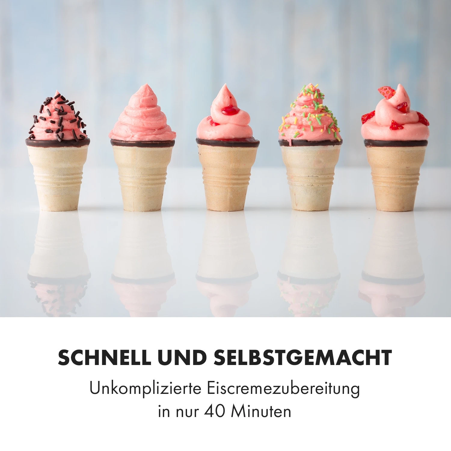 Sweet Sundae Eiscrememaschine Kompressor 1,5l Edelstahl weiß Sweet Sundae Eiscrememaschine Kompressor 1,5l Edelstahl Weiß -Klarstein Verkaufs 10034912 de 0002 logo