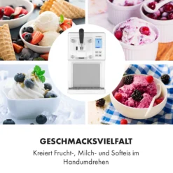 Sweet Sundae Eiscrememaschine Kompressor 1,5l Edelstahl Weiß 3 Sweet Sundae Eiscrememaschine Kompressor 1,5l Edelstahl Weiß -Klarstein Verkaufs 10034912 de 0004 logo