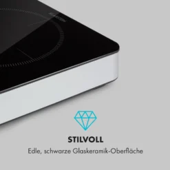 Cookio Kochfeld Induktion Freistehend 3500 W Bis 240 °C Glaskeramik -Klarstein Verkaufs 10034949 de 0006 logo