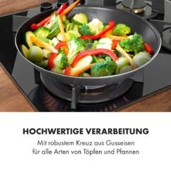 Goldflame 4 Gaskochfeld 4-flammig Messing-Brenner Glaskeramik Schwarz 6 Goldflame 4 Gaskochfeld 4-flammig Messing-Brenner Glaskeramik Schwarz -Klarstein Verkaufs 10034972 de 0007 logo