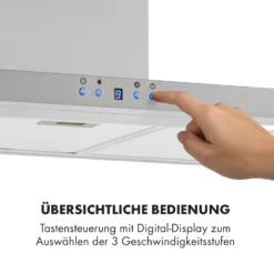 Limelight Dunstabzugshaube 90cm Wandhaube 600m³/h Edelstahl -Klarstein Verkaufs 10034975 de 0008 logo