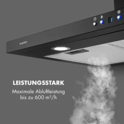 Limelight Dunstabzugshaube 90cm Wandhaube 600m³/h Schwarz -Klarstein Verkaufs 10034978 de 0003 logo