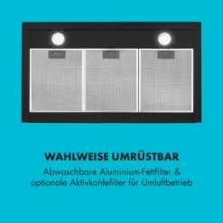 Limelight Dunstabzugshaube 90cm Wandhaube 600m³/h Schwarz -Klarstein Verkaufs 10034978 de 0005 logo
