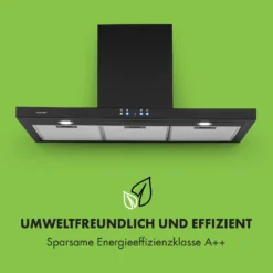 Limelight Dunstabzugshaube 90cm Wandhaube 600m³/h Schwarz -Klarstein Verkaufs 10034978 de 0006 logo