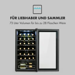 Shiraz 28 Uno Weinkühlschrank 74l 28Fl Touch-Bedienfeld 5-18°C 2 Shiraz 28 Uno Weinkühlschrank 74l 28Fl Touch-Bedienfeld 5-18°C -Klarstein Verkaufs 10035029 de 0003 logo