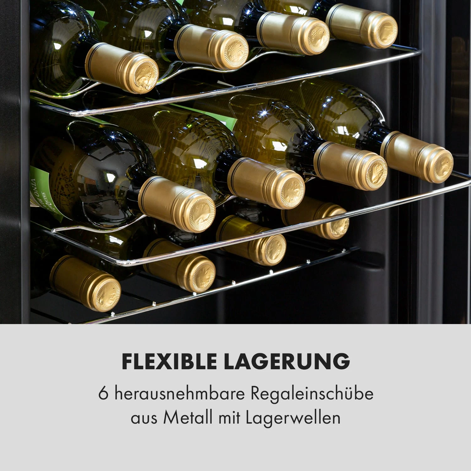 Shiraz 28 Uno Weinkühlschrank 74l 28Fl Touch-Bedienfeld 5-18°C Shiraz 28 Uno Weinkühlschrank 74l 28Fl Touch-Bedienfeld 5-18°C -Klarstein Verkaufs 10035029 de 0008 logo